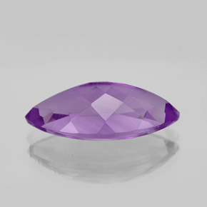 Amatista violeta natural de 5,58 ct, marquesa, VS