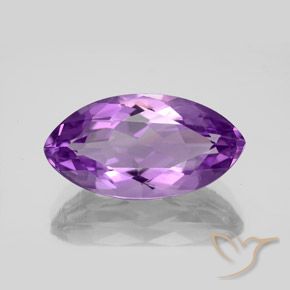 6.54ct Natural Violeta vívido Amatista, Marquesa, VS
