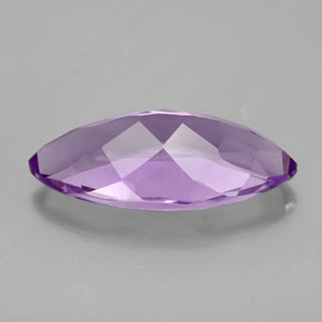 Amatista violeta natural de 4,95 ct, marquesa, VS