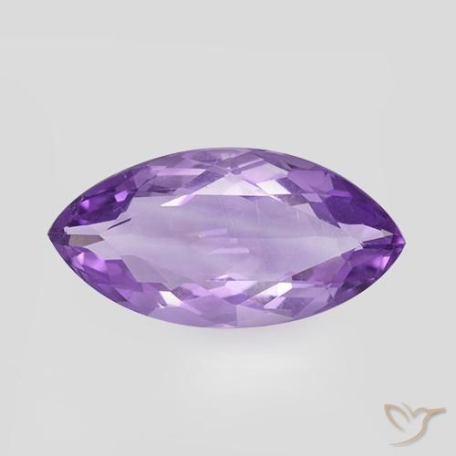 5.35ct Natural Violeta oscuro Amatista, Marquesa, VVS-VS