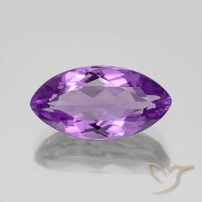 6.44ct Natural Violeta medio Amatista, Marquesa, VS
