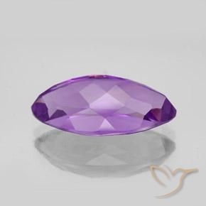 Amatista Violeta medio natural de 6.44 ct, Marquesa, VS