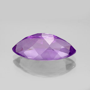 Amatista violeta natural de 6,09 ct, marquesa, VS