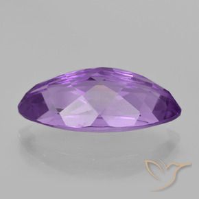 Amatista Violeta medio natural de 6.76 ct, Marquesa, VS