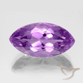 7.45ct Natural Violeta vívido Amatista, Marquesa, VVS-VS