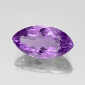 Amatista violeta natural de 6,12 ct, marquesa, VVS-VS