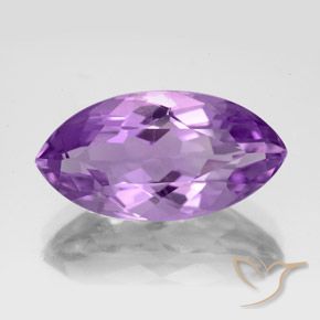 7.04ct Natural Violeta púrpura medio Amatista, Marquesa, VVS-VS