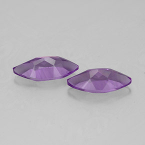 Gemas de amatista violeta natural de  ct, marquesa, VS