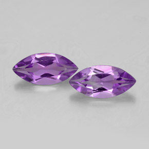 Gemas de amatista violeta natural de  ct, marquesa, VS