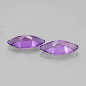 Gemas de amatista violeta natural de  ct, marquesa, VS