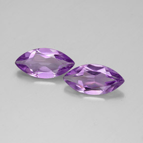 Gemas de amatista violeta natural de  ct, marquesa, VS