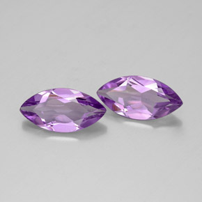Gemas de amatista violeta natural de  ct, marquesa, VS