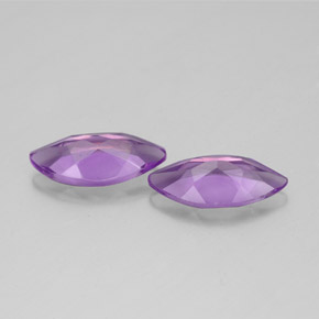 Gemas de amatista violeta natural de  ct, marquesa, VS