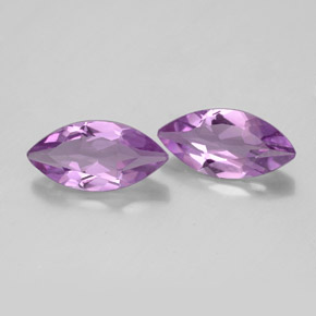 Gemas de amatista violeta natural de  ct, marquesa, VS