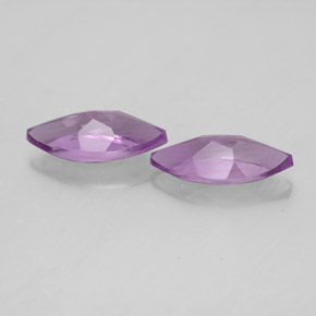 Gemas de amatista violeta natural de  ct, marquesa, VS