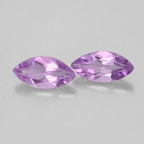 Gemas de amatista violeta natural de  ct, marquesa, VS