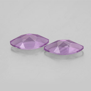 Gemas de amatista violeta natural de  ct, marquesa, VS
