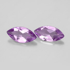 Gemas de amatista violeta natural de  ct, marquesa, VS