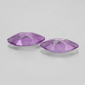 Gemas de amatista violeta natural de  ct, marquesa, VS