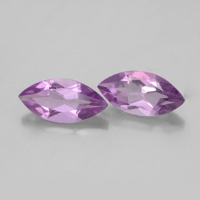 Gemas de amatista violeta natural de  ct, marquesa, VS