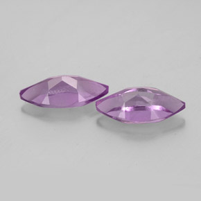 Gemas de amatista violeta natural de  ct, marquesa, VS