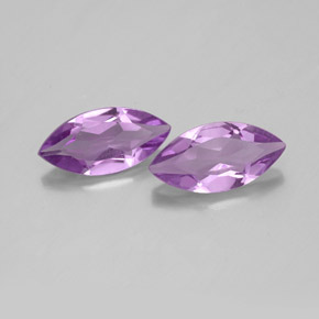 Gemas de amatista violeta natural de  ct, marquesa, VS