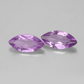 Gemas de amatista violeta natural de  ct, marquesa, VS