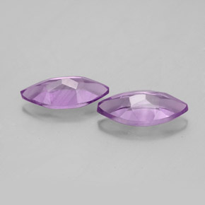 Gemas de amatista violeta natural de  ct, marquesa, VS
