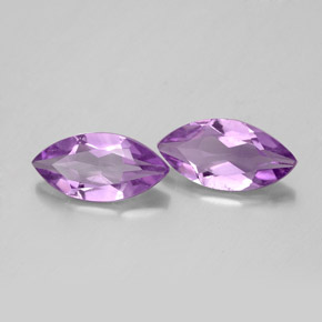 Gemas de amatista violeta natural de  ct, marquesa, VS