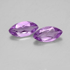 Gemas de amatista violeta natural de  ct, marquesa, VS