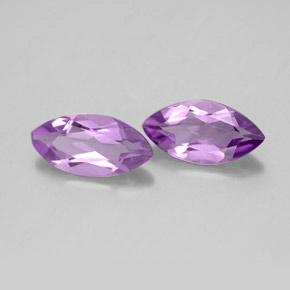 Gemas de amatista violeta natural de  ct, marquesa, VS