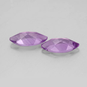 Gemas de amatista violeta natural de  ct, marquesa, VS