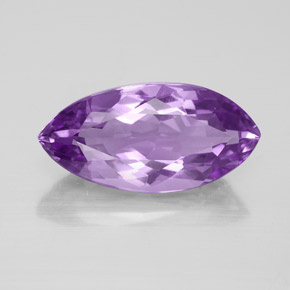 Amatista violeta natural de 5,88 ct, marquesa, VVS-VS