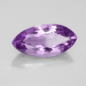 Amatista violeta natural de 5,88 ct, marquesa, VVS-VS