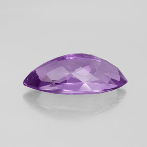 Amatista violeta natural de 5,88 ct, marquesa, VVS-VS