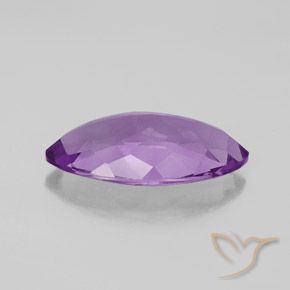 Amatista violeta natural de 5,21 ct, marquesa, VS