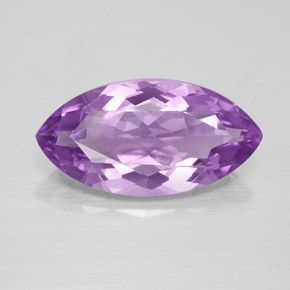 Amatista violeta natural de 5,29 ct, marquesa, VS