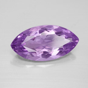 Amatista violeta natural de 5,29 ct, marquesa, VS