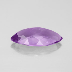 Amatista violeta natural de 5,29 ct, marquesa, VS
