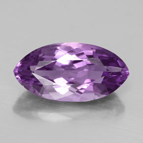 Amatista violeta natural de 4,83 ct, marquesa, VS-SI