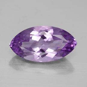 Amatista violeta natural de 4,63 ct, marquesa, VVS-VS