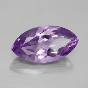 Amatista violeta natural de 4,63 ct, marquesa, VVS-VS