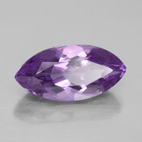 Amatista violeta natural de 4,96 ct, marquesa, VVS-VS
