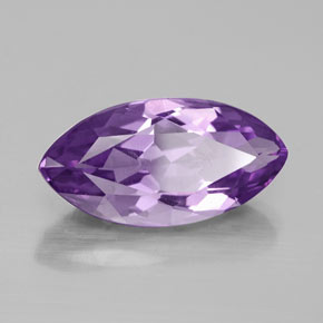 Amatista violeta natural de 4,43 ct, marquesa, VS