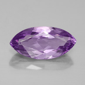 Amatista violeta natural de 4,51 ct, marquesa, VVS-VS