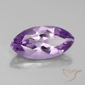Amatista Violeta medio natural de 4.14 ct, Marquesa, VS
