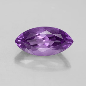 Amatista violeta natural de 5,60 ct, marquesa, VVS-VS