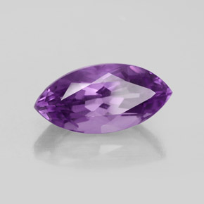 Amatista violeta natural de 5,60 ct, marquesa, VVS-VS