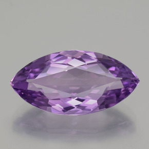 Amatista violeta natural de 9,00 ct, marquesa, VVS