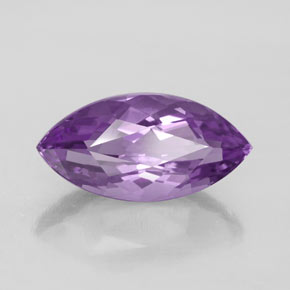 Amatista violeta natural de 4,34 ct, marquesa, VVS-VS